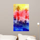 Watercolor Silhouettes Palm Trees Wall Decal