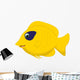 Cute Butterfly Fish Cartoon Wall Decal
