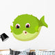 Cute Puffer Fish Cartoon Wall Decal