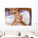 Hands Old Woman Wall Decal