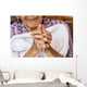 Hands Old Woman Wall Decal
