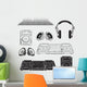 DJ Music Elements Wall Stickers Wall Decal