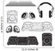 DJ Music Elements Wall Stickers Wall Decal
