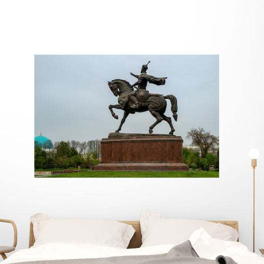 Tamerlane Statue Tashkent Uzbekistan Wall Decal