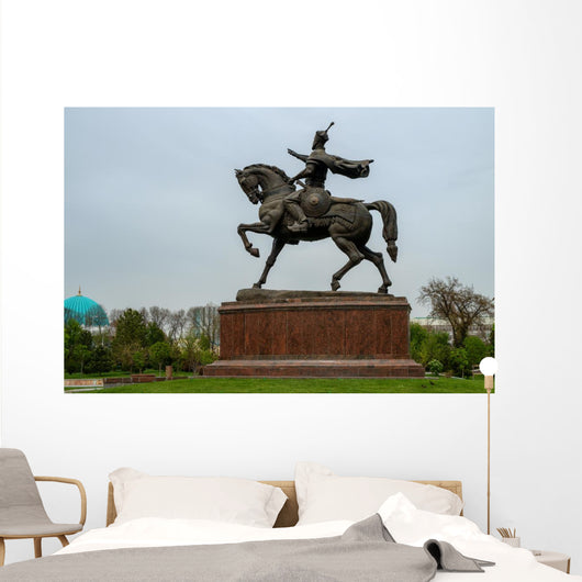 Tamerlane Statue Tashkent Uzbekistan Wall Decal