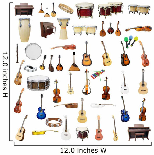 Image Music Instruments Wall Decal