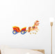 Pony with Cart Wall Decal