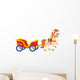 Pony with Cart Wall Decal