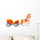 Pony with Cart Wall Decal