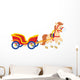Pony with Cart Wall Decal