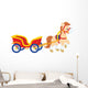 Pony with Cart Wall Decal