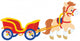 Pony with Cart Wall Decal