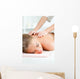 Young Woman Having Back Wall Decal
