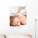 Young Woman Having Back Wall Decal