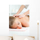 Young Woman Having Back Wall Decal