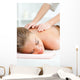 Young Woman Having Back Wall Decal