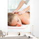 Young Woman Having Back Wall Decal
