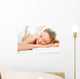 Young Woman Having Back Wall Decal Design 2