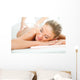 Young Woman Having Back Wall Decal Design 2