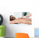 Young Woman Having Back Wall Decal Design 1
