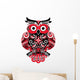 Russian Polka Owl Wall Decal