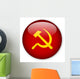 Sickle Hammer Button Wall Decal
