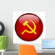 Sickle Hammer Button Wall Decal