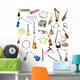 Musical Instruments Wall Decal