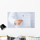 Male Doctor Holding Rx Wall Decal