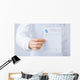 Male Doctor Holding Rx Wall Decal