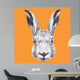 Hand Drawn Rabbit's Head Wall Decal