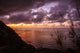 Graue Abendwolken Ber Dem Wall Decal