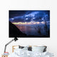 Blaue Abendwolken Ber Dem Wall Decal