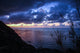 Blaue Abendwolken Ber Dem Wall Decal