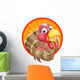 Cartoon Thumbs up Turkey Wall Decal