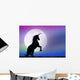 Unicorn Moonlight Wall Decal