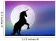 Unicorn Moonlight Wall Decal