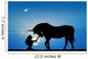 Unicorn and Girl Wall Decal