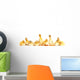 Many Fluffy Baby Ducklings Wall Decal