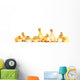 Many Fluffy Baby Ducklings Wall Decal