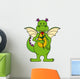 Dragon with Rose Wall Decal