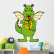 Dragon with Rose Wall Decal