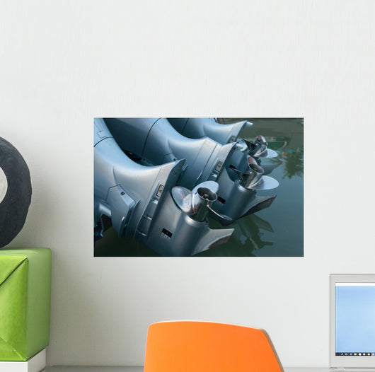 Boat Engines Tune up Wall Decal