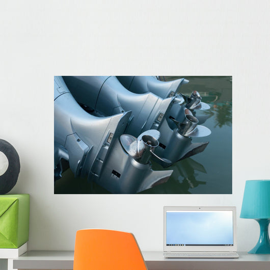 Boat Engines Tune up Wall Decal