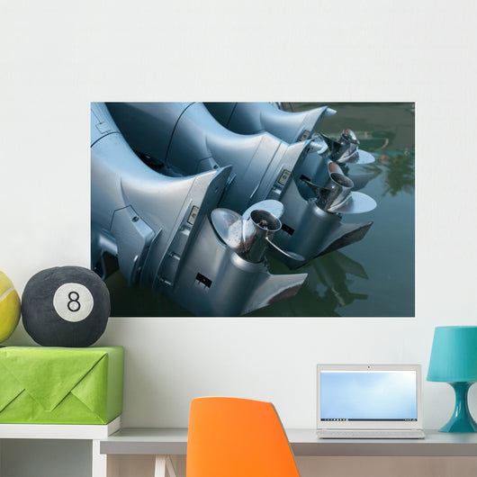Boat Engines Tune up Wall Decal
