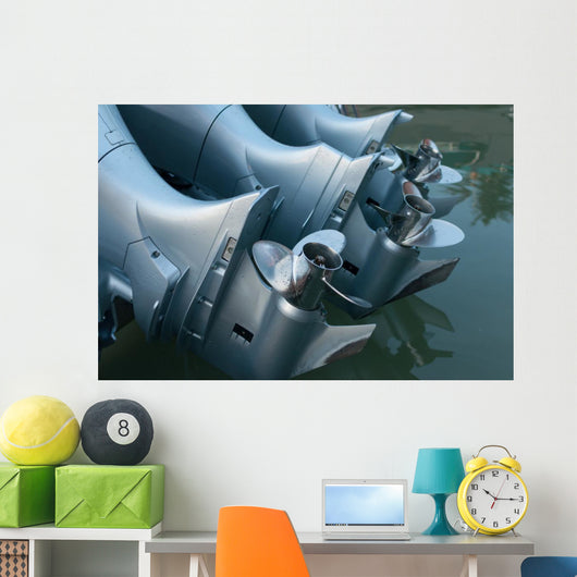 Boat Engines Tune up Wall Decal