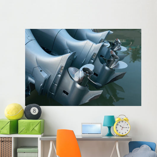 Boat Engines Tune up Wall Decal