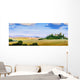 Tuscany Landscape Hills and Wall Decal Panoramic Wall Decal