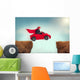 Senior Superhero Driving Car Wall Decal