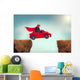 Senior Superhero Driving Car Wall Decal